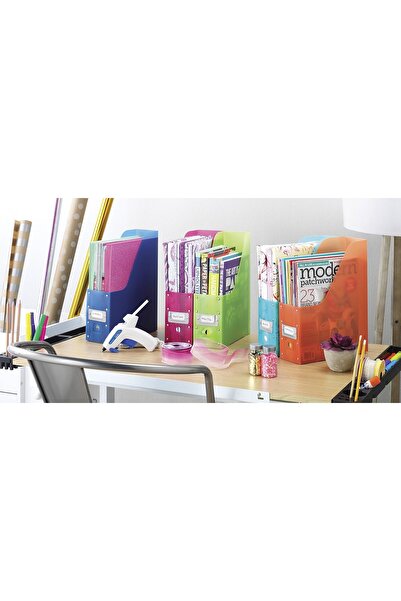 Whitmor Magazine Organizers, Set of 5, Multicolor