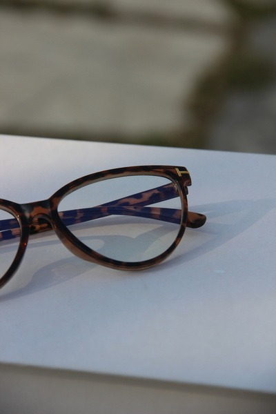 Mucemi Leopard Cat Eye Frame Women's Blue Light Protection Glasses
