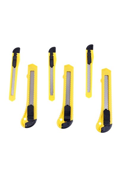 Lawazim Cutters Set 3 Small 3 Large - Utility Knife Set for Cardboard & DIY