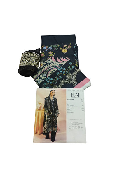 Generic Lady Dress 3PC Digital Printed Lawn 3PC Suit Unstitched Gardenia