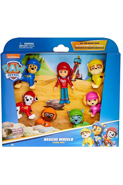 Belle Fusion مجموعة شخصيات BFS باو باترول ذات طابع عجلات الإنقاذ