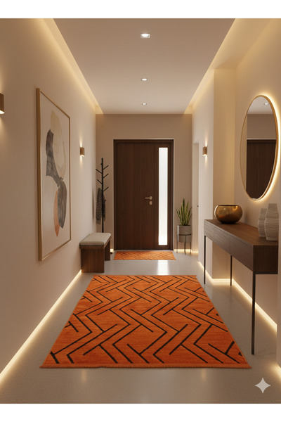 Rüya Fendy Altı Kaymaz Taban Mutfak Ve Diğer Yaşam Alanları için Şönil Kilim