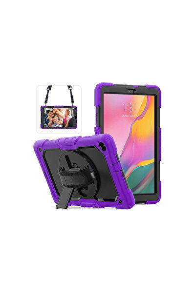 eco port غطاء تابلت متوافق مع هاتف Galaxy T510 Tab A 10.1 - أرجواني