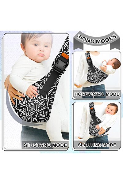 Generic Mikacoz Baby Sling Carrier, Newborn to Toddler Adjustable Non-Slip Hip Seat, Holds 10-30 lbs (Blue)