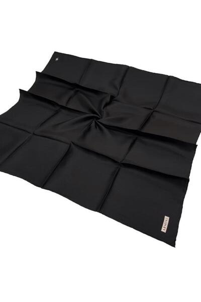 Armine Eșarfă simplă din mătase - 01 Twill negru