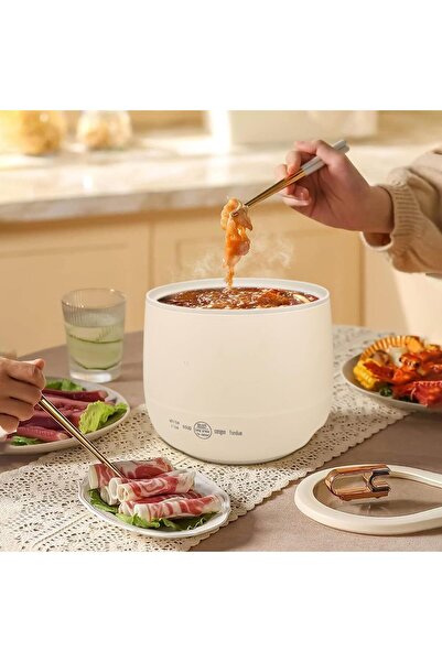 TERRIFI Portable Mini Rice Cooker 1.5L Non-stick Electric Hot Pot