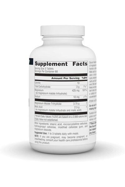 source naturals Magnesium Malate Tablets (3750mg, 180 Pieces)