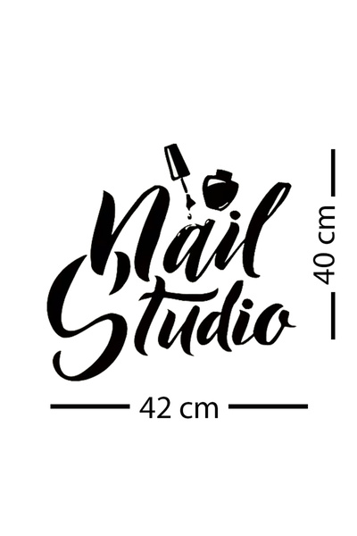 gollee pro Tırnak Dizayn Vinil Duvar Stiker 42cm x 40 cm