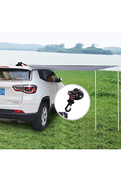 ELECDON Heavy Duty Suction Cup Anchor with Securing Hook Tie Down - 2 Pieces