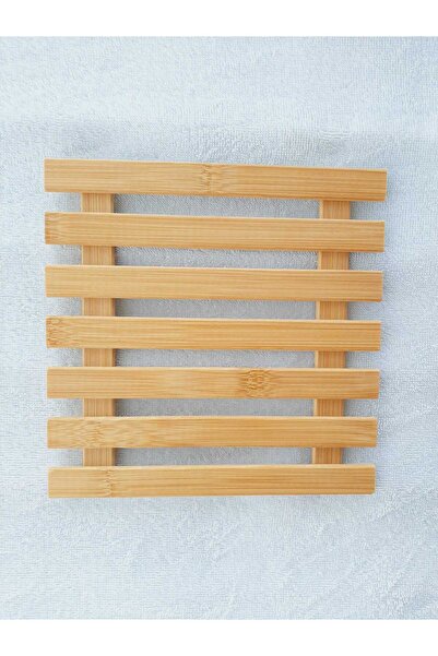 bir sürü eşya pak market Wooden Bamboo Trivet Tea Pot Coaster Square Pot Holder Tea Pot Mat