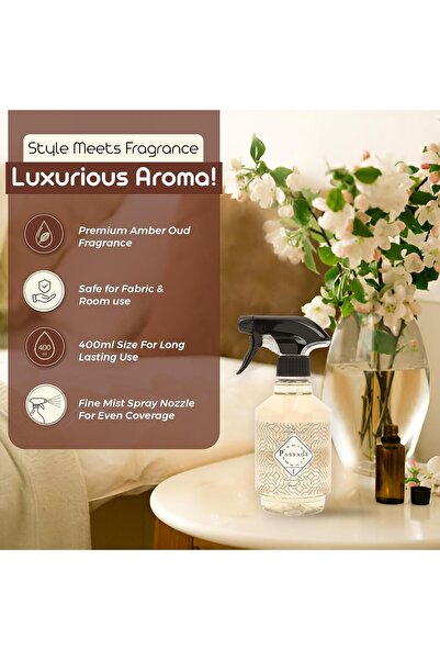 Passage Air Freshener I - 400 ML Oud, Amber & Vetiver