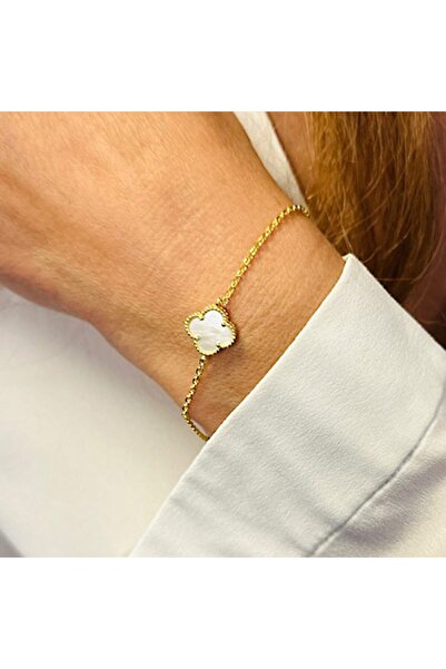 Unika Brățară trifoi sidef