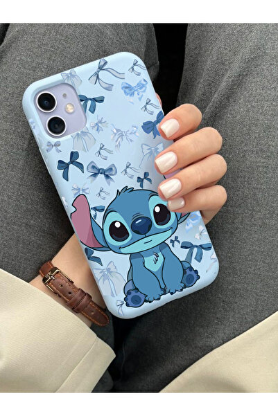 Çitlembik Case Iphone 11 İle Uyumlu Stitch Desen Tasarımlı Yüksek Kalite Lans...