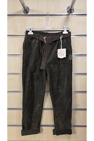 Park Moda Belted Velvet Trousers