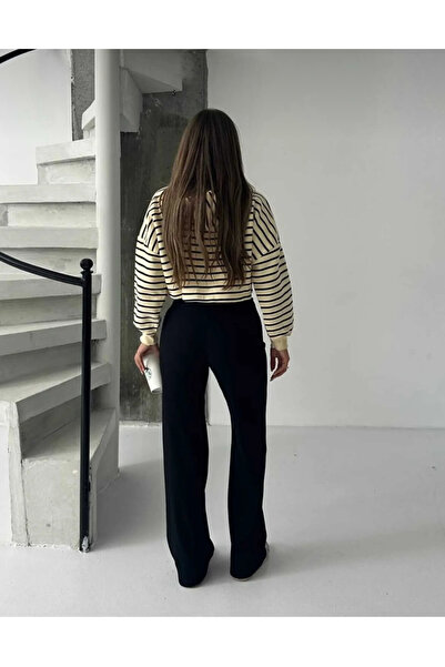 buğrahayalin Women's Modern Black Pants