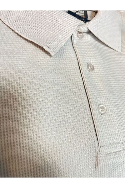 DYNAMO Polo Collar Pique Woven Sweatshirt