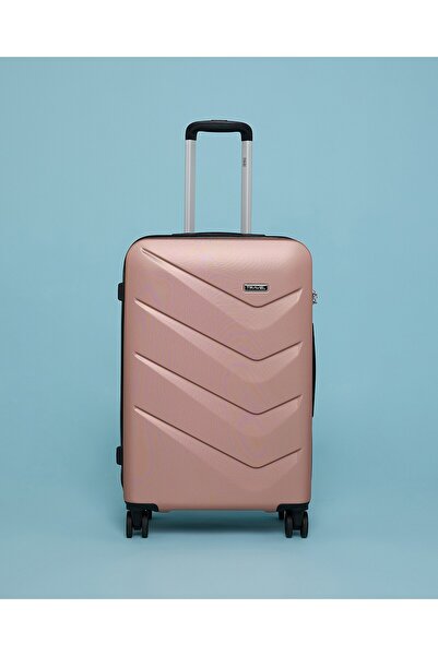 R&B Rose Women's Textured Trolley Bag