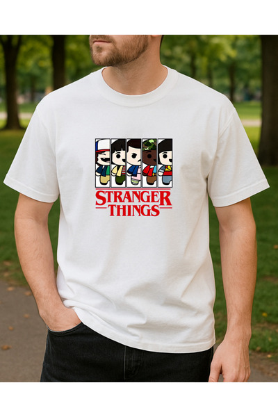 Ebiidesign Stranger Things Printed t Shirt