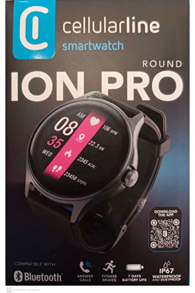 Cellularline ION PRO ROUND akıllı saat