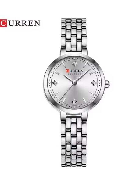 Curren Blanche Women's Luxury Wristwatch – Elegant Dial with Crystal Accents