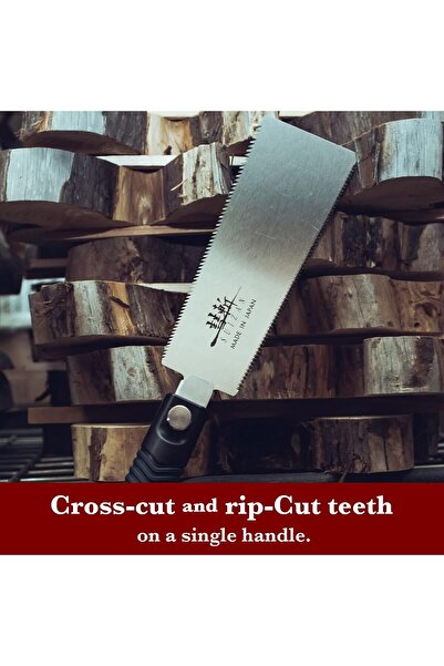 Suizan منشار سحب ياباني من شركة ريوبا، منشار يدوي مزدوج الحافة مقاس 7 بوصات لأعمال النجارة