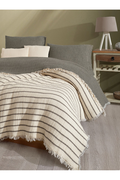 luxtex 5 Layer, Padded Muslin Blanket, Multi-Purpose Blanket Double 240 X 260 cm - King Size