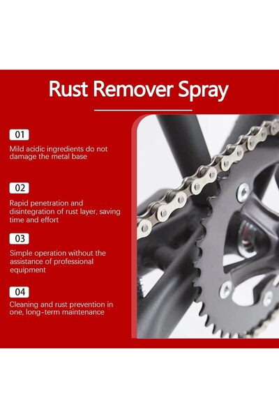TERRIFI Rust Remover Spray for Metal, 100ml