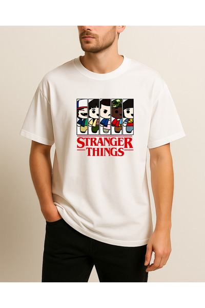 Ebiidesign Stranger Things Printed t Shirt
