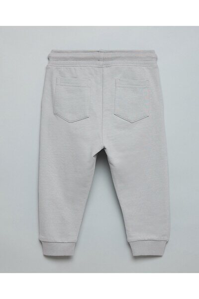 R&B Print Detail Joggers With Drawstring Waist
