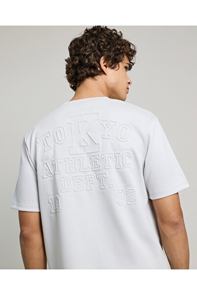 R&B Solid T-Shirt With Crew Neck And Short Sleeves