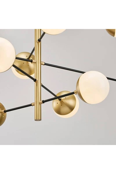 OEM Orion Lux LED Chandelier, 8 Light Sources, 8xE27, Gold