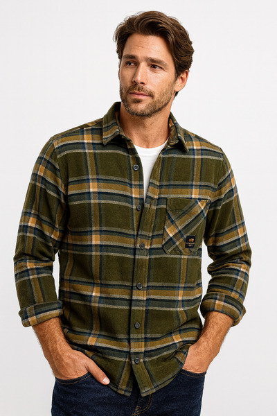 ETERNA UR Erkek Oduncu Gömlek Kalın Bushcraft