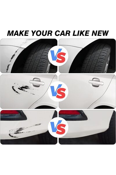 EXCEFORE Car Scratch Repair Paste, 2-in-1 Car Paint Pen (4 Pack, White)