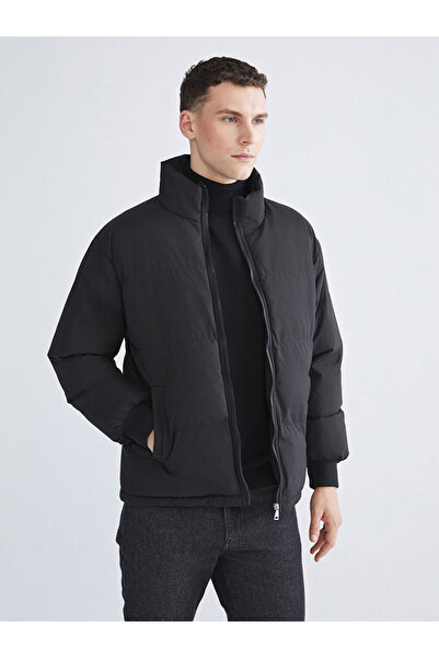 LC Waikiki Palton puf pentru bărbați cu guler stand standard Mold