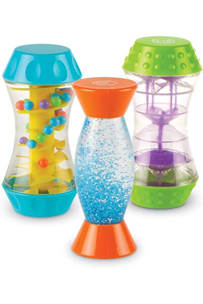 Learning Resources أنابيب فيدجيت ثلاثية حسية، 3 قطع، للأعمار من 3 سنوات فما فوق