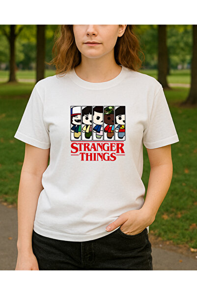 Ebiidesign Stranger Things Printed t Shirt