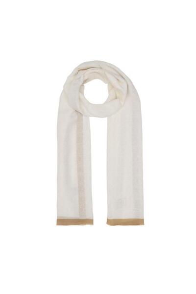 ipekevi İpekevi Monogram Şal - Krem