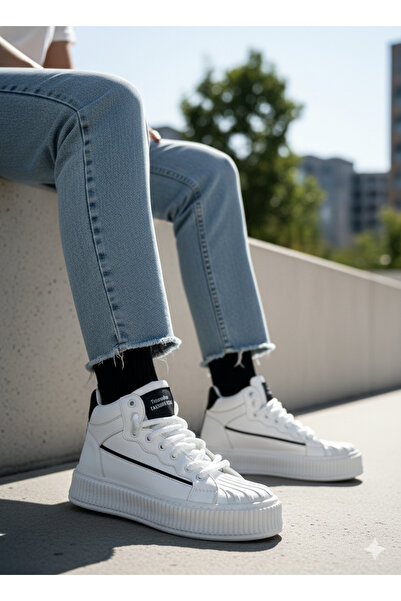 MORENİCA Stylish and Comfortable White Sneaker for Everyday Use