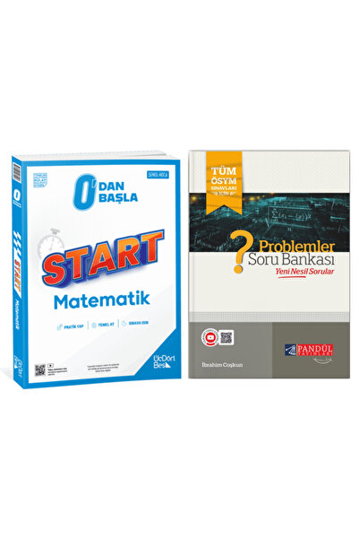 Üç Dört Beş Yayıncılık 0'dan Başla Start Matematik+ Pandül Problemler Soru Ba...