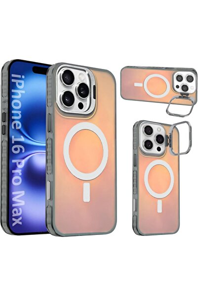 Margoun جراب متدرج الألوان قزحي الألوان متوافق مع iPhone 16 Pro Max (اللون E)