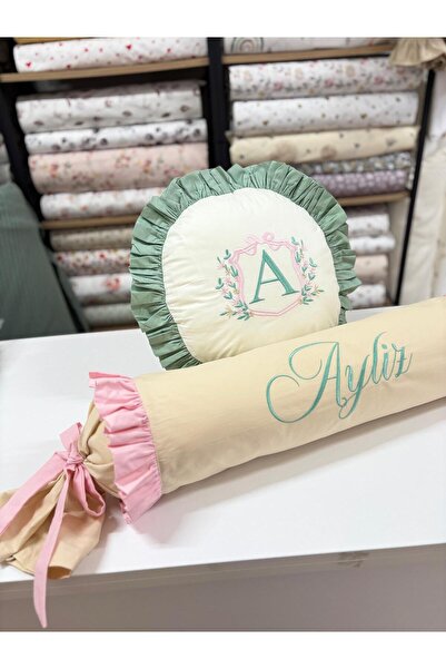 GAYE EV TEKSTİLİ Embroidered Ornamental Pillow