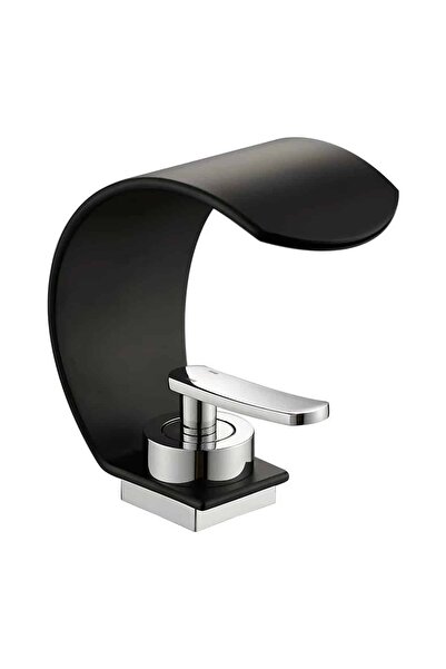 OEM Mian Cascade Basin Faucet, Matte Black (Code BF011B)