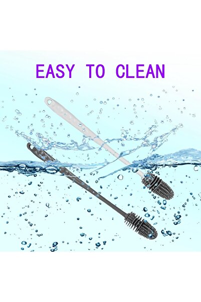 Duomama Long-Handle Bottle Brush Set, 2-Piece, for Narrow-Neck Bottles & Cups