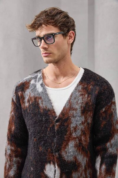 TÜZeMEN Knitted Patterned Premium Cardigan