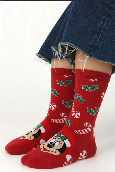 uğurlu dükkan Red Mini Christmas Concept Socks
