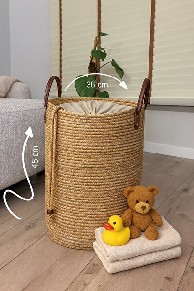 MaVaux Cinchy Büzgü Astarlı, Dekoratif Deri Saplı, 45 cm X 36 cm Dayanıklı To...