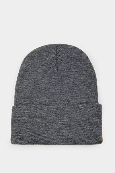 DeFacto R7545Azgr198 Gray Women's Winter Beanie