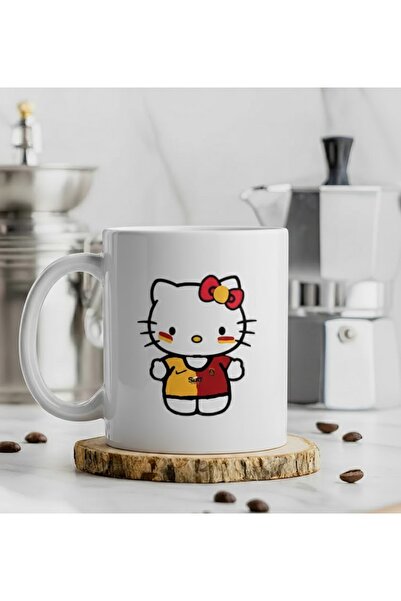 sartre art "Galatasaraylı Hello Kitty" Gs Baskılı Kupa Bardak