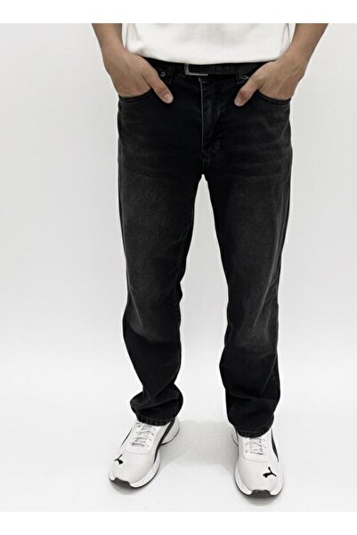baggy erkek jean siyah