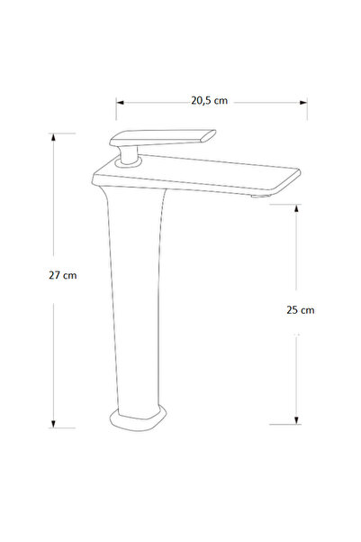 OEM Toris High Basin Faucet, Chrome (Code 87809H-C)